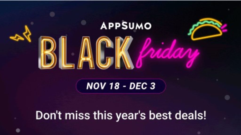 appsumo black friday