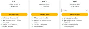 writecream pricing